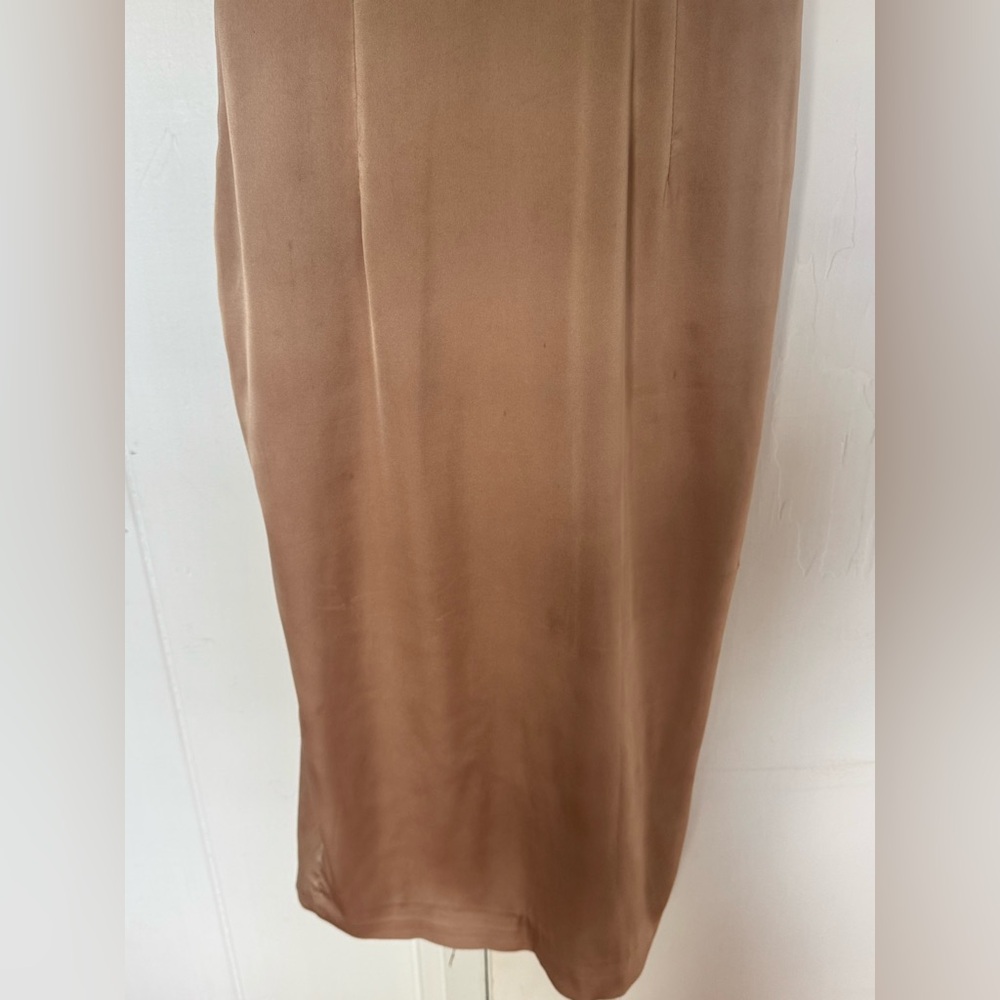 House of London Silk dress in Latte - Picture 3 of 5